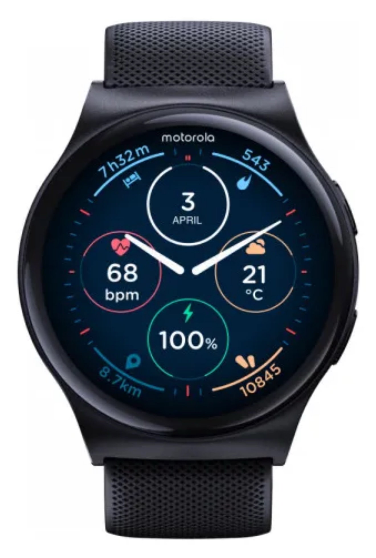 Moto Watch 120 – Tecnología, salud y estilo en tu muñeca