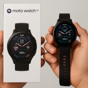 Moto Watch 120 – Tecnología, salud y estilo en tu muñeca
