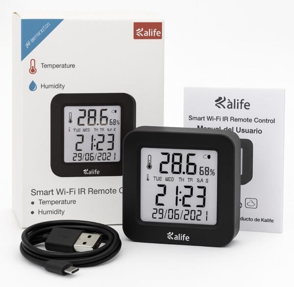 Control Remoto Smart Panel con Sensor de Temperatura y Humedad - Image 1
