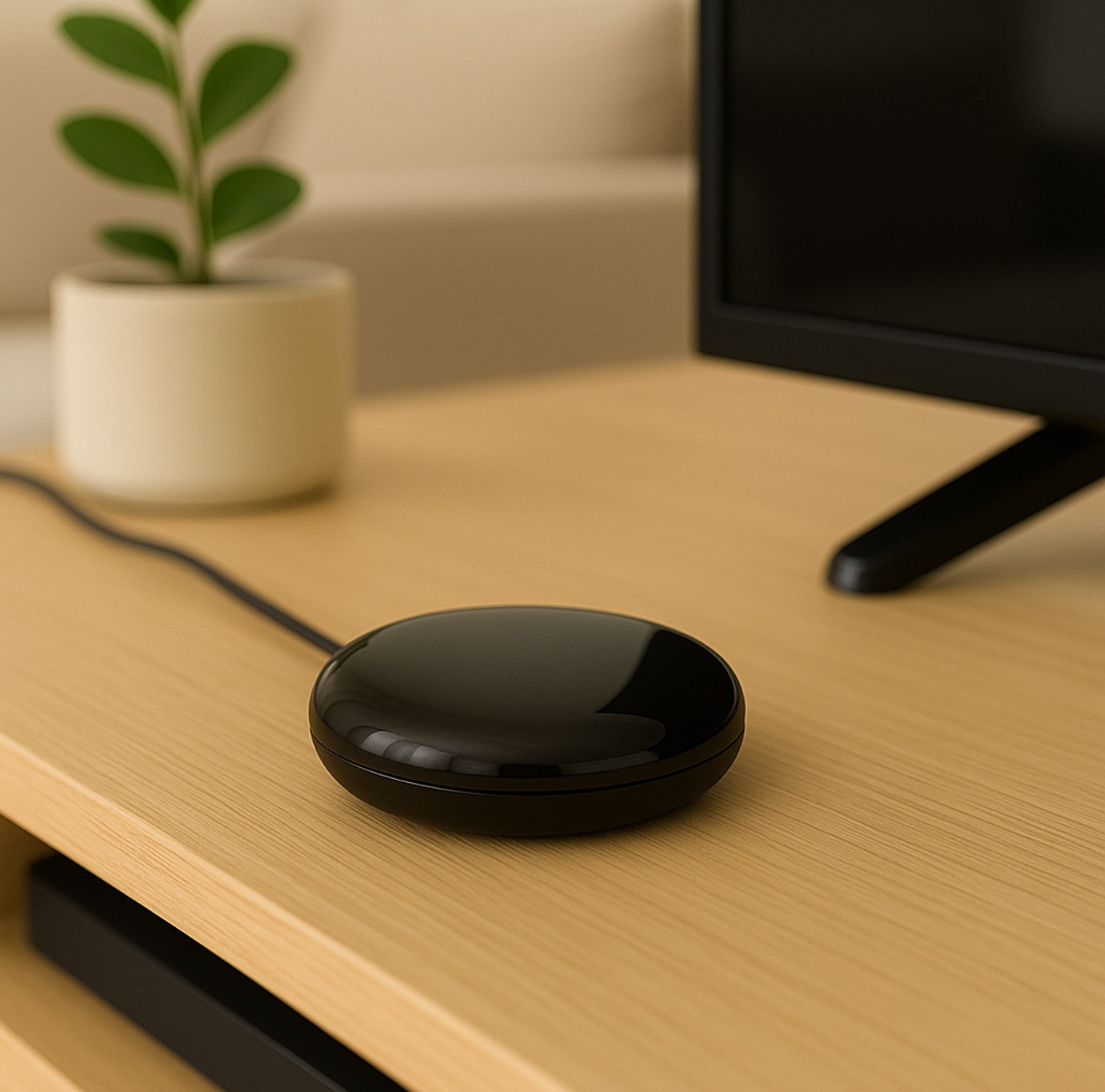 Control Remoto Wifi P/ Alexa / Google Home Domotica Con Rf Negro