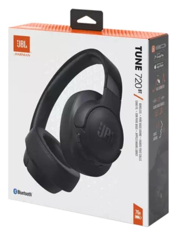 Auriculares JBL Tune 720BT Bluetooth – Negro - Image 1