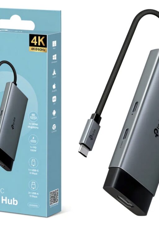 Hub USB-C TP-Link UH5020C 5 en 1 HDMI 4K / USB-A / PD 100W