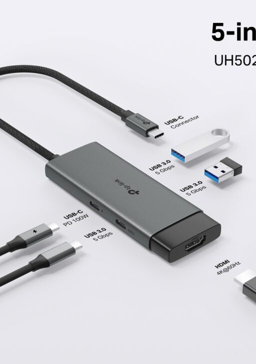 Hub USB-C TP-Link UH5020C 5 en 1 HDMI/USB-A