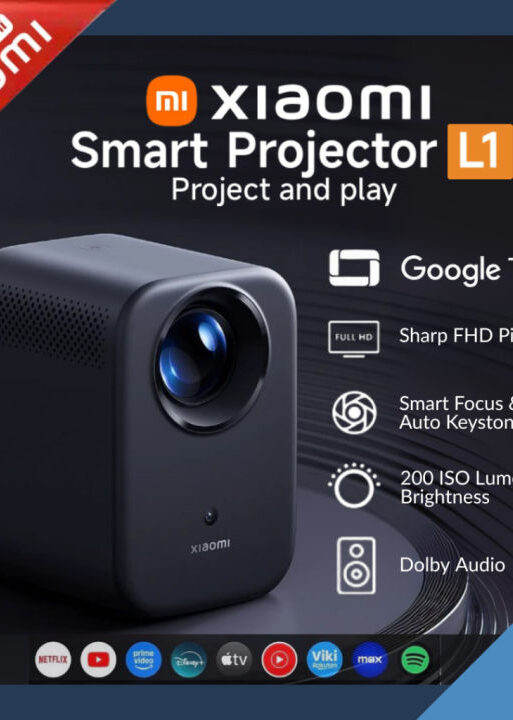 Proyector Xiaomi Smart L1 LCD 200 Lúmenes HDMI - Gris