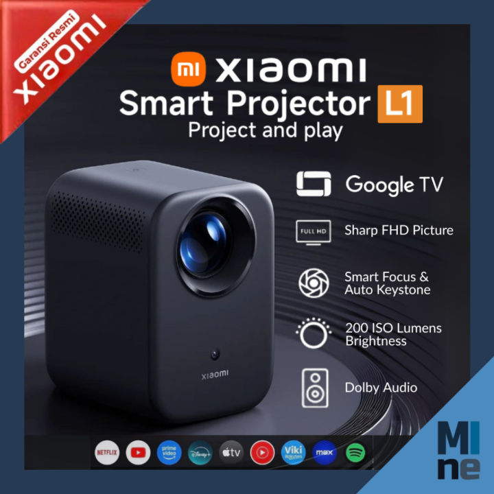 Proyector Xiaomi Smart L1 LCD 200 Lúmenes HDMI - Gris